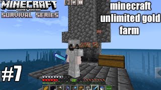 I Make a unlimited gold farm in minecraft | #7| Mr thunder