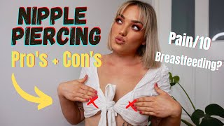 Nipple Piercing Q&A + My Experience 🤟🏼