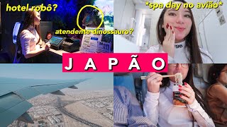 CHEGUEI NO JAPÃO!! MUITAS HORAS DE VOO + HOTEL ROBÔ || Harumy Nakanishi