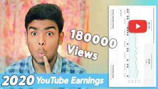 ✌️How Much YouTube Paid Me For My 1,800,00 Views | My 1st YouTube Earnings 2020