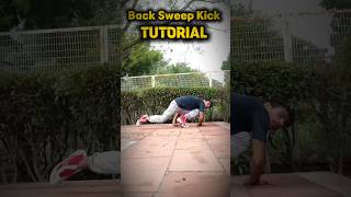 Back Sweep Kick🥋🔥 #tutorial✅ #taekwondo #karate #motivation #trick #training #speed #power #shorts