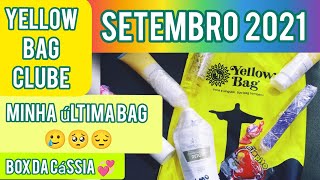 Yellow Bag Clube - Setembro 2021 - minha última bag