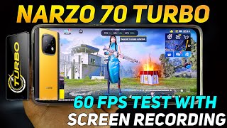 REALME NARZO 70 TURBO PUBG MOBILE 60 FPS TEST AFTER 3.5 UPDATE