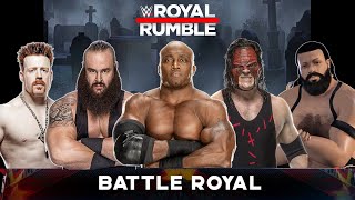 5-Men Battle Royal | Ft. Uganda Giant "Lazzara" | WWE Royal Rumble 2024