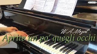 Aprite un po’ quegli occhi, Karaoke, Figaro, Piano accompaniment, Le Nozze di Figaro