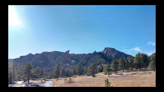 Hiking the Flatiron Mountains in Boulder, CO