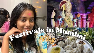 Celebrating Festival in Mumbai 2023❤️|Mumbai Vlog