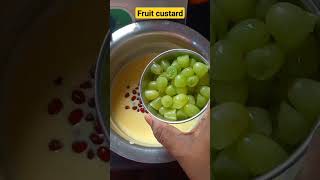 Fruit custard #fruitsalad #ytshorts #shorts #foryou #shortsfeed