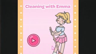 Cleaning with Emma - lost old flash game