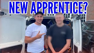 HE WAS 3 HOURS LATE!! NEW APPRENTICE.