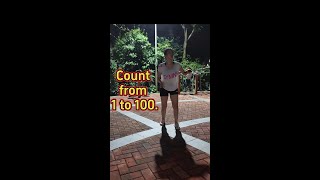 Counting from 1 to 100 in Chinese