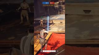 🥴Obi goofy ahh run🥴 #starwars #gaming #battlefront2 #clips