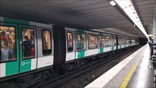 [Métro 9] Départ MF01 à la station Miromesnil