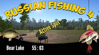 Russian Fishing 4 - Bear Lake - Active Spot - Jezioro Niedźwiedzie