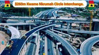 The $260m Kwame Nkrumah Circle Interchange. Accra Ghana