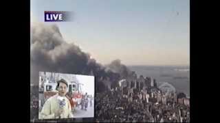 WABC on 9/11/2001, 11:08 -  11:23 am (explosion at vrt 2:39)