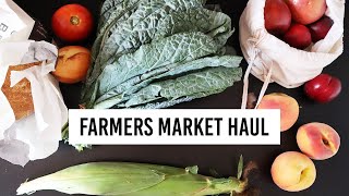 Low Waste Farmers Market Haul *During a Pandemic*