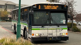 Fairfield and Suisun Transit 2002 Gillig Phantom 648 on route 7