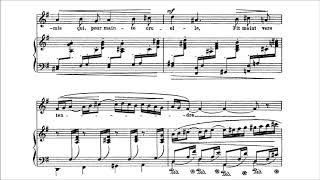 Gabriel Fauré - Mandoline, from “Cinq Mélodies "de Venise" Op. 58 (1891) [Score]