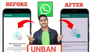 Whatsapp Account Banned Solution | How To Unbanned Whatsapp | Whatsapp Unban Kaise Kare