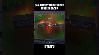 I Let AI Pick My Items for Mordekaiser Jungle #leagueoflegends