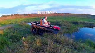 Легкий гусеничный мини вездеход. Аналог Арго (Argo) Для дорог севера России