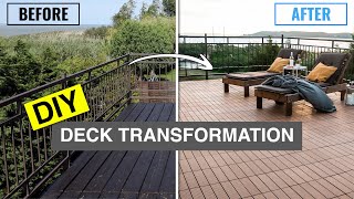 Amazing DIY Deck Makeover: Timelapse Installation of DECKO Decking Tiles