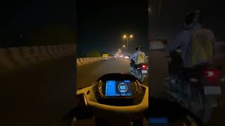 TVS iqube at 76 kmph