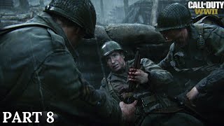 CALL OF DUTY WW2 | Walkthrough Gameplay Part 8 -  HILL 493 | Campaign Mission 8 [COD WWII] | 2022