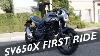 Suzuki SV650X First Ride | My Brand New Motorcycle!