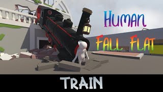 Human Fall Flat Train Gameplay