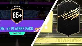 85+ 5x player pack fifa 21 is it worth it?