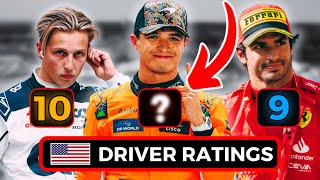 My Driver Ratings for the F1 United States Grand Prix 2024