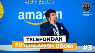 TELEFONDAN FOYDALANISH ODOBI | 3-SON