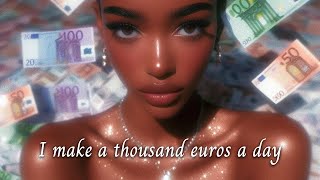 I Make 1,000 Euros a Day Now! 💶 ROBOTIC 1 affirmation. Meditation + Subliminal + Visual Subliminal