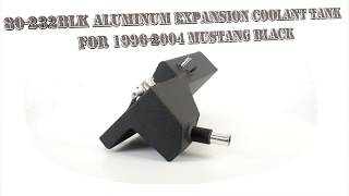 Canton Racing Products | 80-232BLK Aluminum Expansion Coolant Tank For 1996-2004 Mustang Black