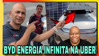 UBER CARRO ELETRICO COM ENERGIA INFINITA #uber #carroeletrico #byd