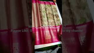 #Soft#Kora#Digital#Print# Big#Border#Kanchi#Saree#Beautiful#Rich#Pallu# Blouse