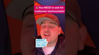 💰You NEED to ask for customer testimonials! #smb #businessideas2023 #smallbusiness #businessideas