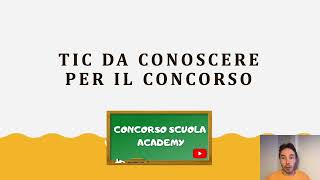 Concorso Docenti: le TIC fondamentali da conoscere