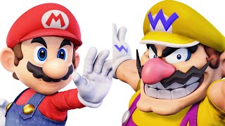 Mario vs Wario in Super Smash Bros Brawl (Remaster)