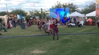 Haley dancing in the Boo Spooktacular festival