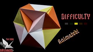 [ORIGAMI TUTORIAL] Ball Of Butterflies - FLYING EXPLOSION! (Kenneth Kawamura) || Kusudama//Animals