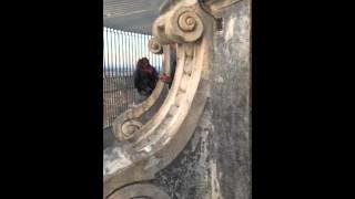 St Peter's Dome part 2, from the rooftop, Rome, Italy