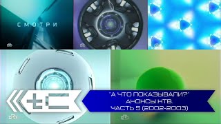 "А что показывали?". Анонсы телеканала НТВ. Часть 5 (2002-2003 года)