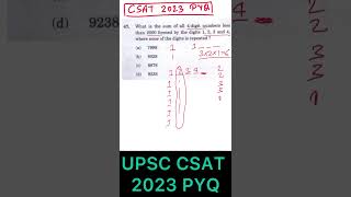 UPSC CSAT Practice Question 7 | PYQ #shortsfeed #shortvideo #youtubeshorts #ytshorts #viral #status