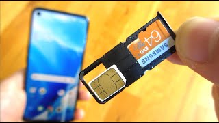 N200 - Install SIM Card | SD Card Tray | OnePlus Nord N200 | MicroSD Card