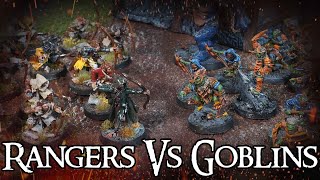 GOBLIN HORDE vs Rangers! ~ Middle Earth SBG Battle Report