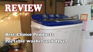 Best Choice Products Portable washer and dryer - Review 2019