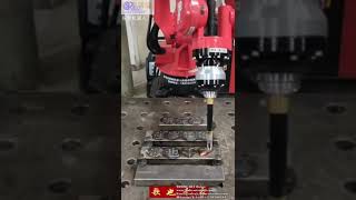 Yooheart welding robot Chinese characters welding show